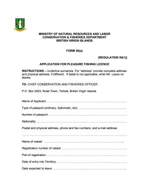 bvi fishing license|bvi fishing license form 20a.